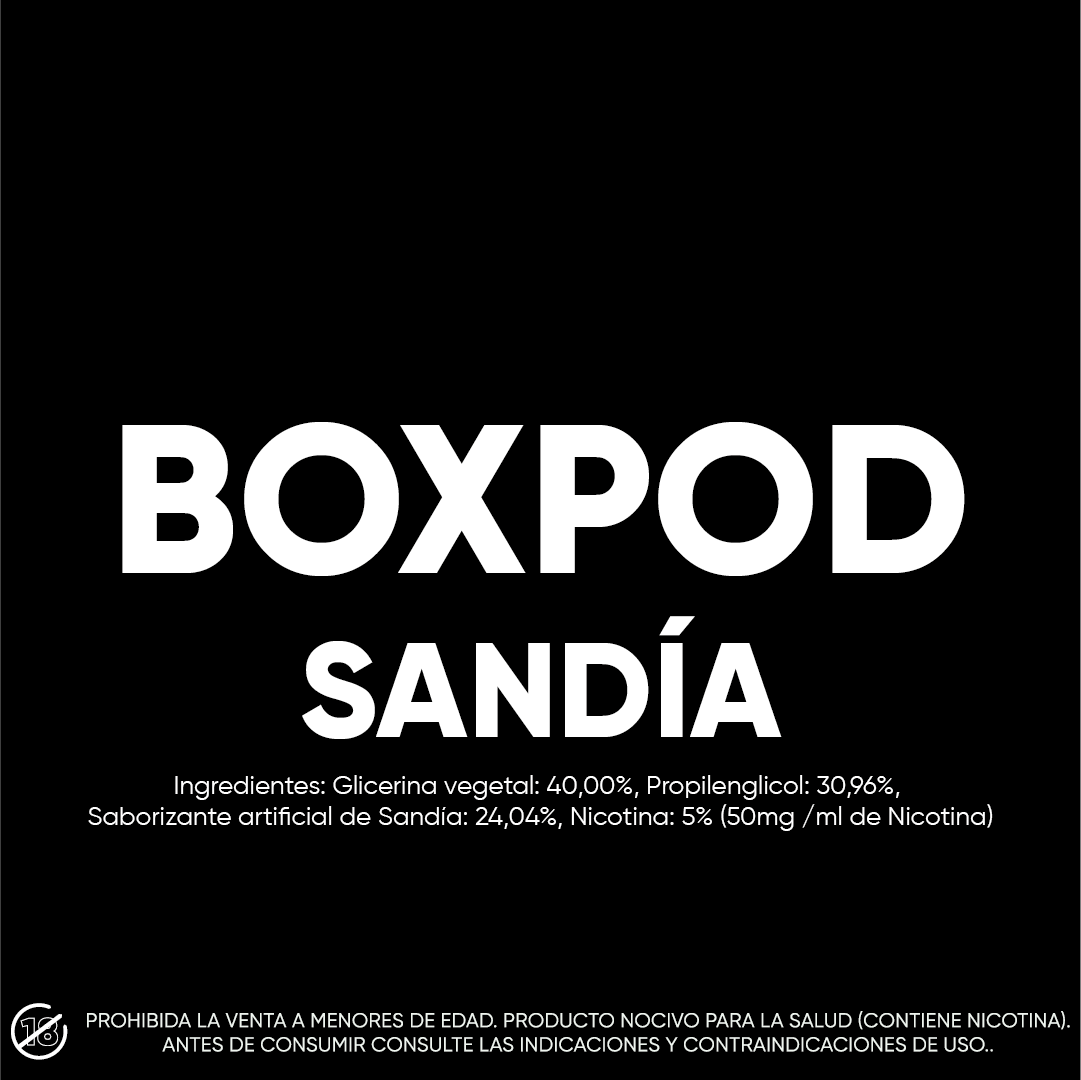 BOXPOD: Cápsula prellenada desechable
