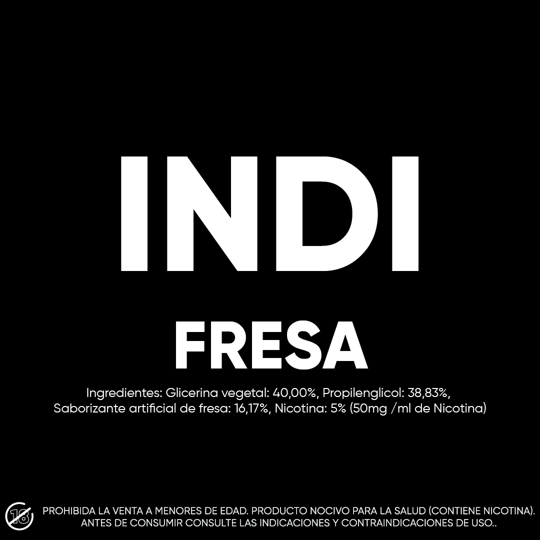 INDI: Vapeador desechable