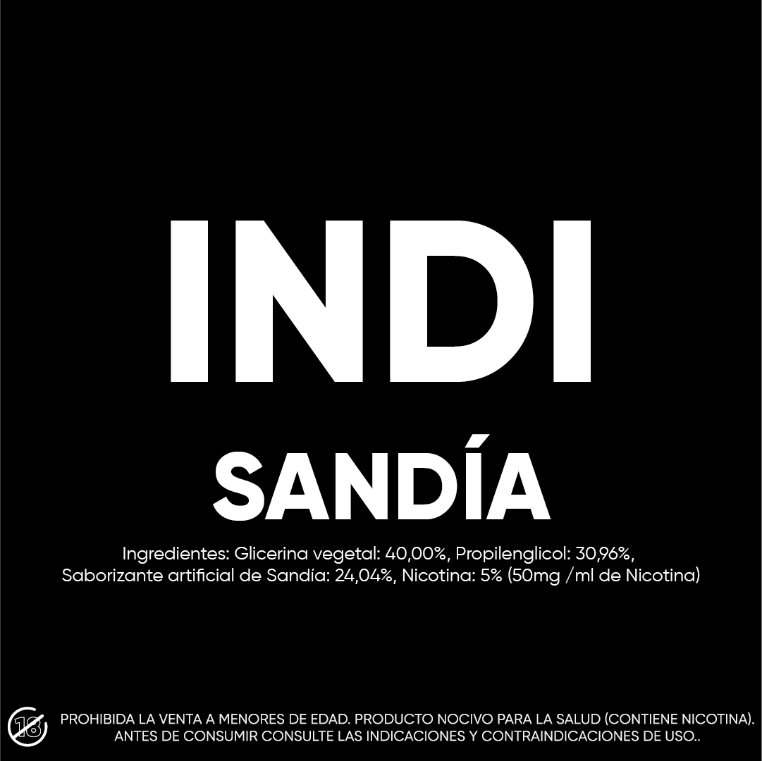 INDI: Vapeador desechable