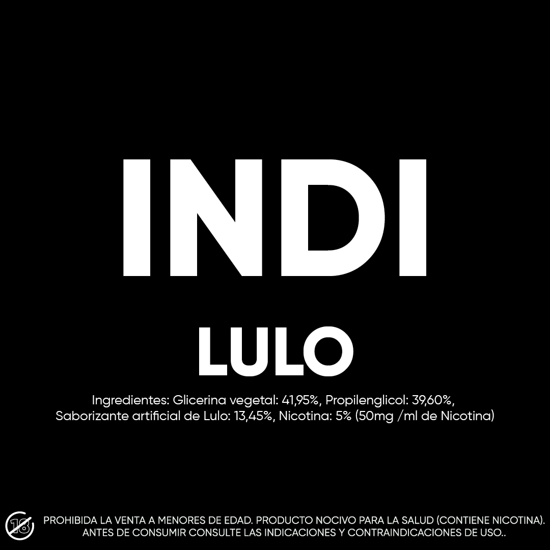 INDI: Vapeador desechable