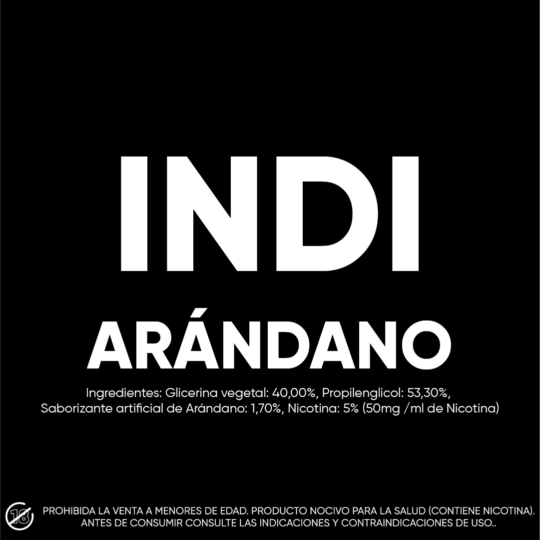INDI: Vapeador desechable