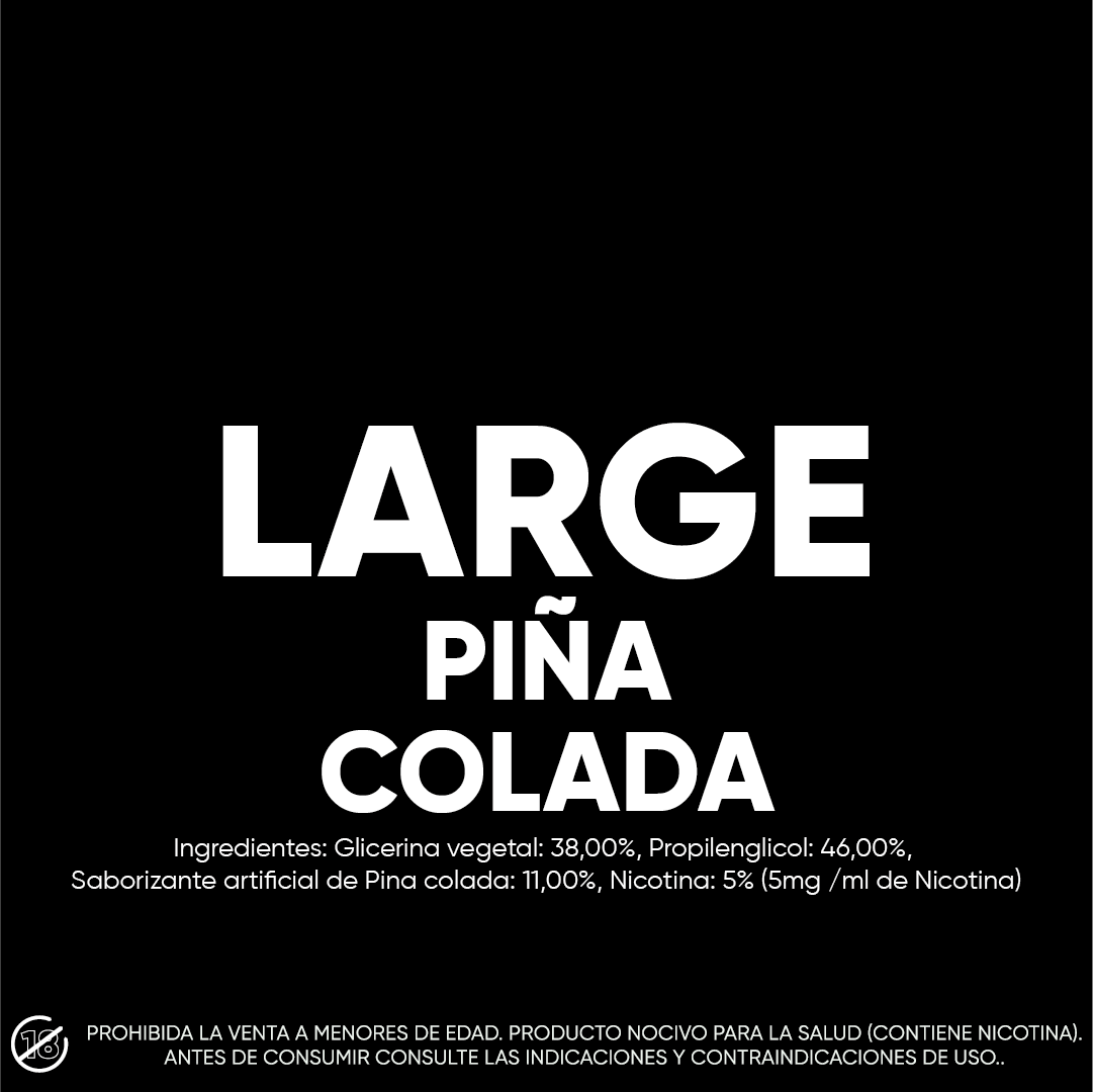 LARGE: Vapeador desechable