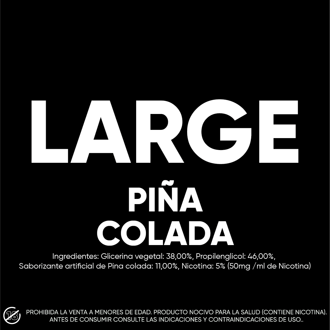 LARGE: Vapeador desechable