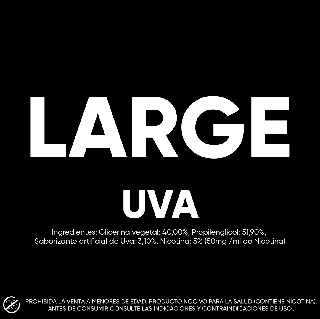 LARGE: Vapeador desechable