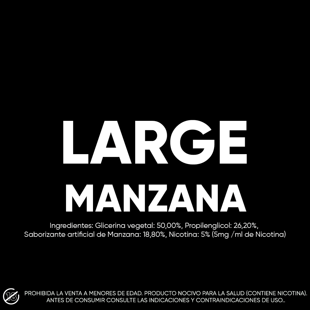 LARGE: Vapeador desechable