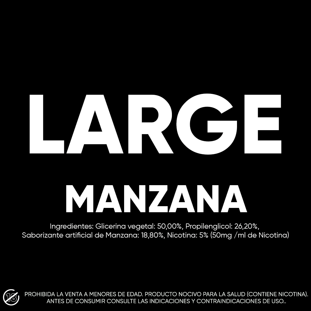 LARGE: Vapeador desechable