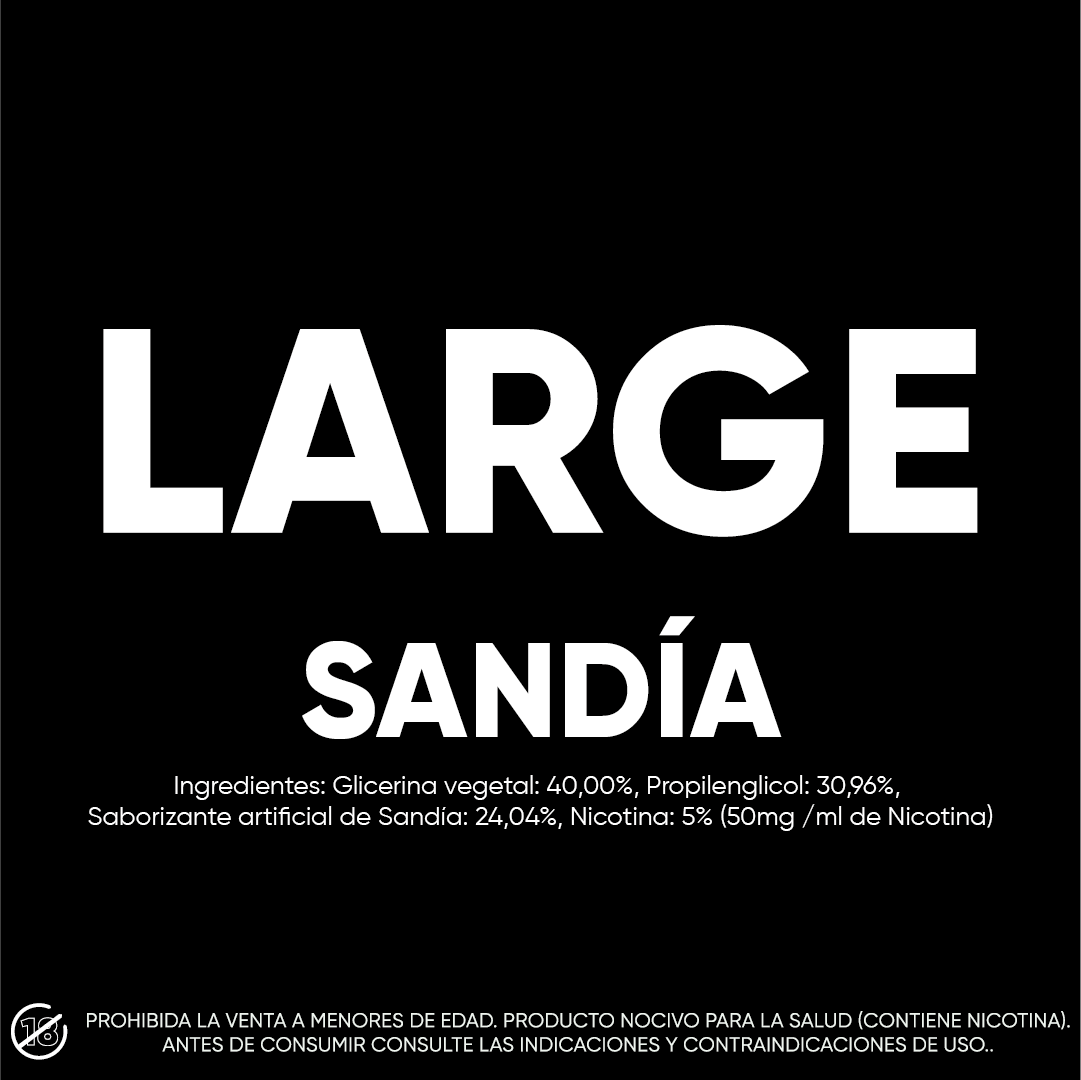 LARGE: Vapeador desechable