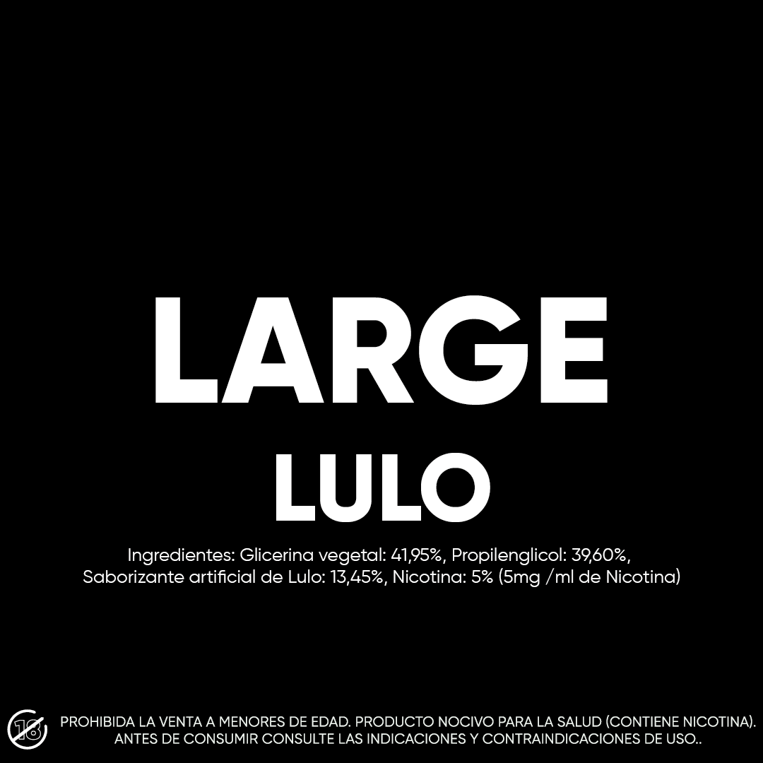 LARGE: Vapeador desechable