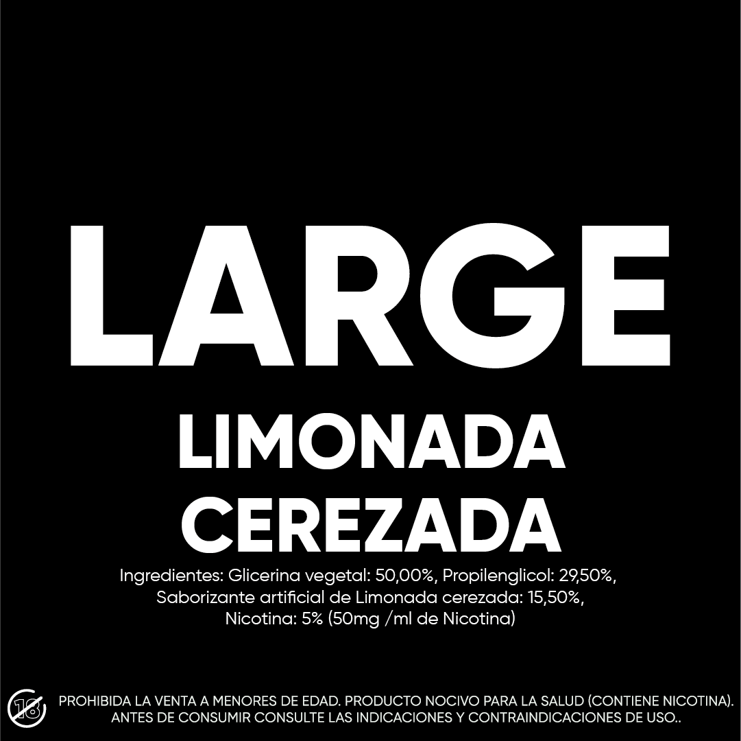 LARGE: Vapeador desechable