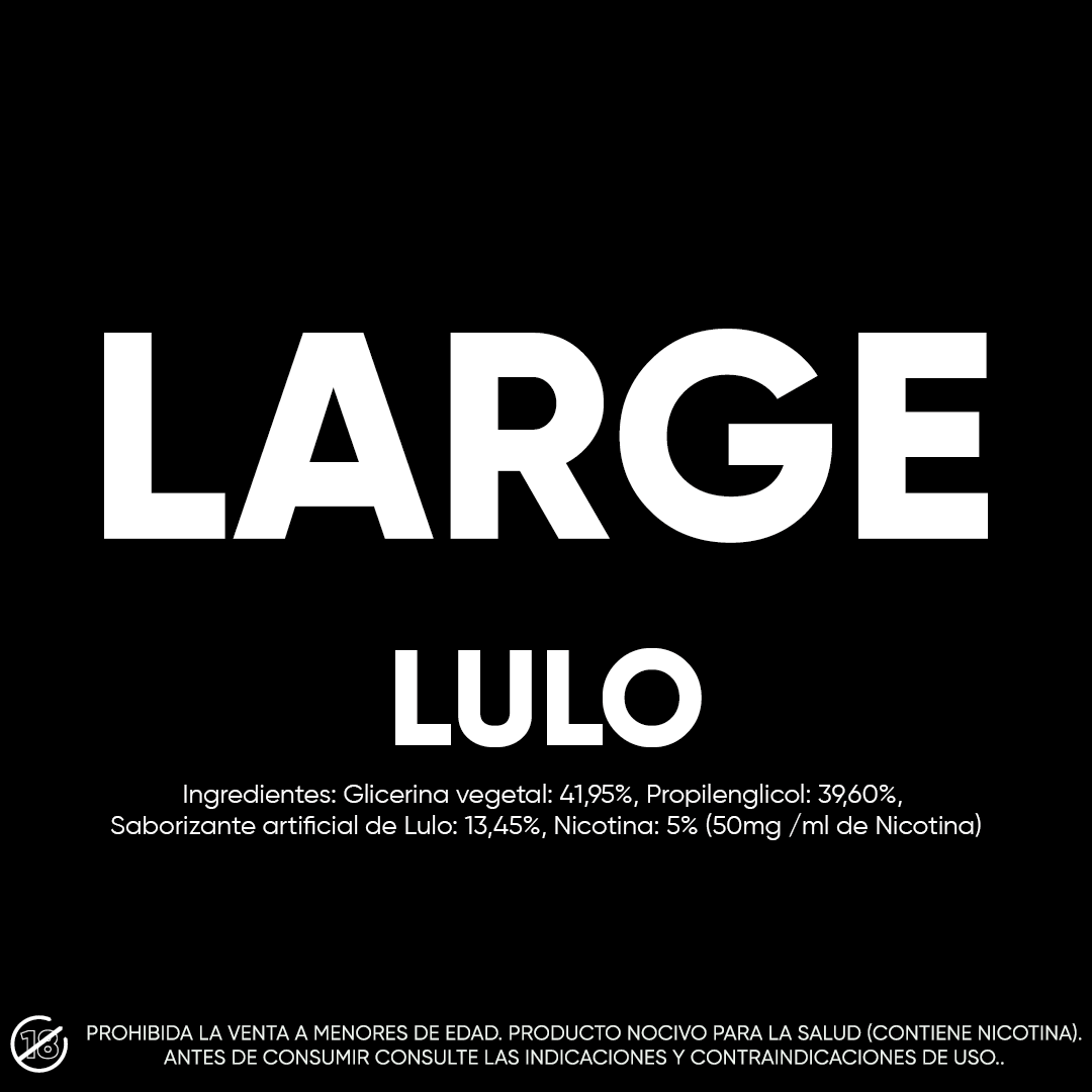 LARGE: Vapeador desechable
