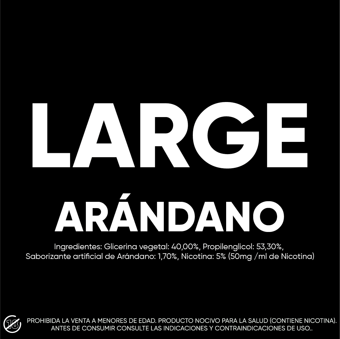 LARGE: Vapeador desechable