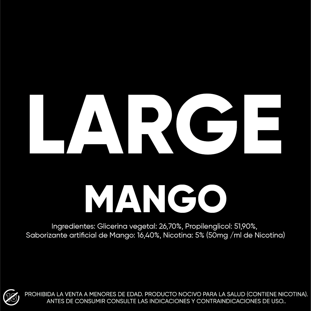 LARGE: Vapeador desechable