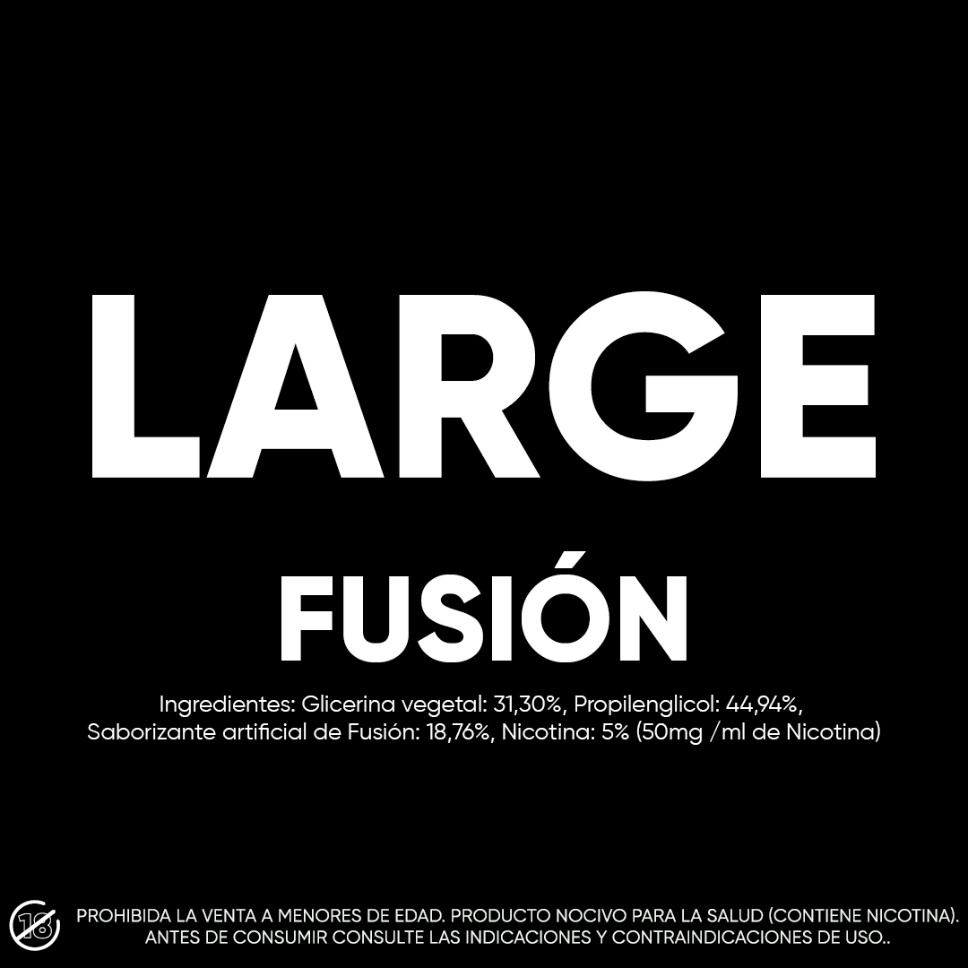 LARGE: Vapeador desechable