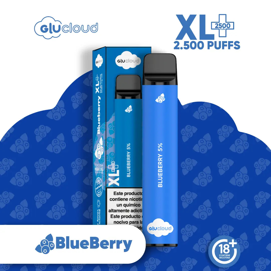 glucloud Glucloud Blueberry XL 5% Nicotina