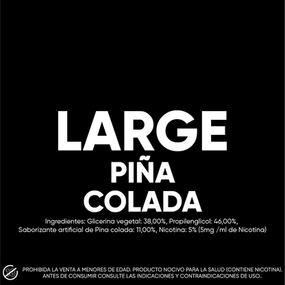 LARGE: Vapeador desechable