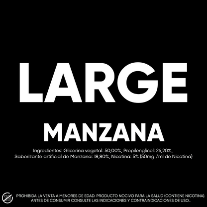 LARGE: Vapeador desechable
