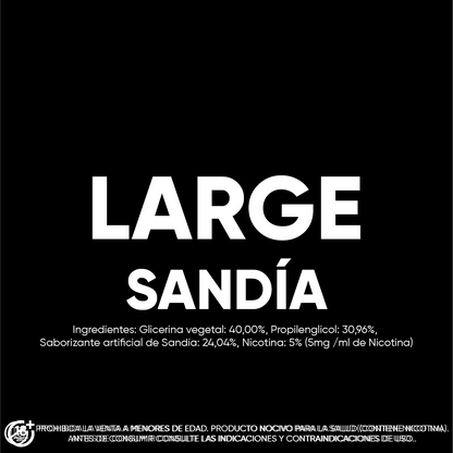 LARGE: Vapeador desechable