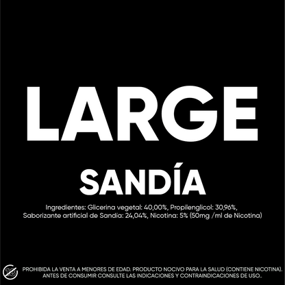 LARGE: Vapeador desechable
