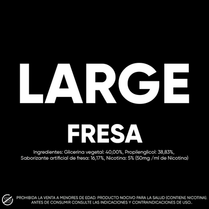 LARGE: Vapeador desechable