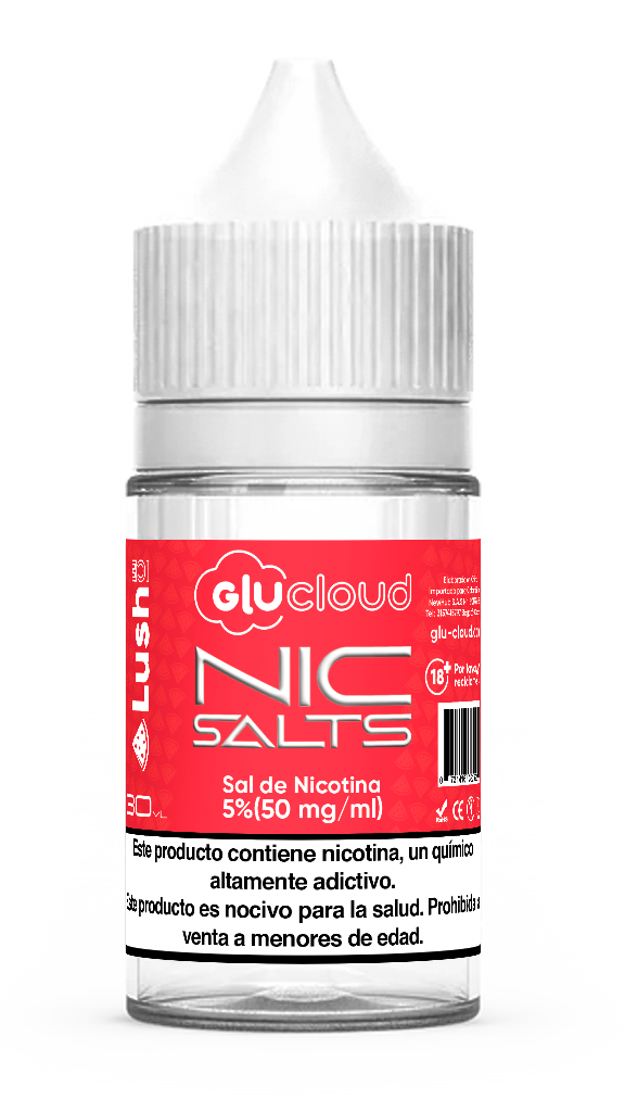 Glucloud NIC SALT Lush Ice 30 ml – 5% Nicotina