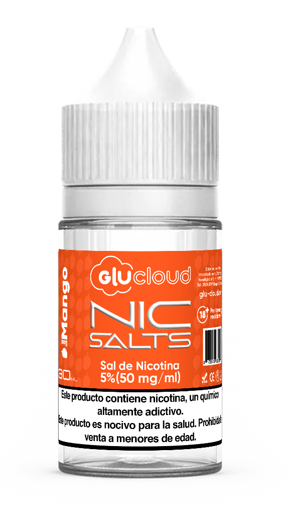 Glucloud NIC SALT Sour Mango 30 ml – 5% Nicotina