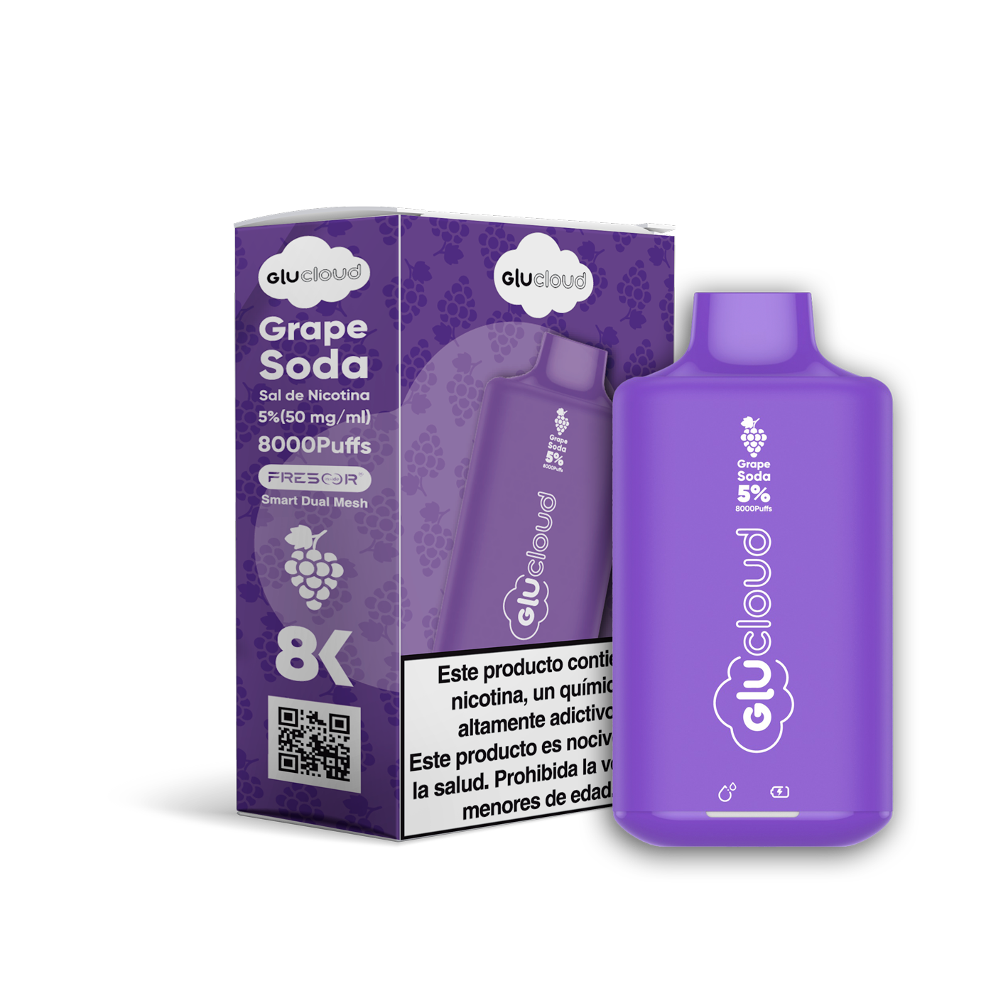 Glucloud 8K Grape Soda