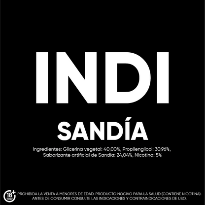 INDI: Vapeador desechable