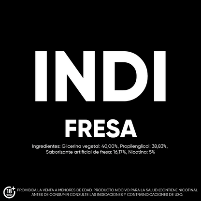 INDI: Vapeador desechable