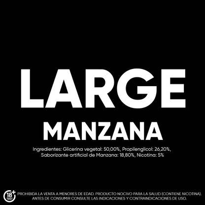 LARGE: Vapeador desechable