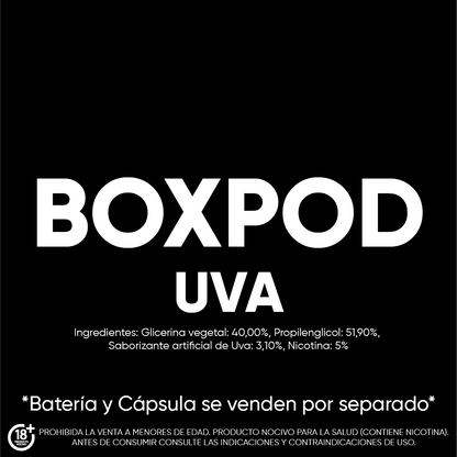 BOXPOD: Cápsula prellenada desechable