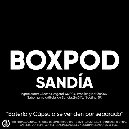 BOXPOD: Cápsula prellenada desechable