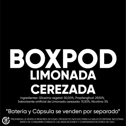 BOXPOD: Cápsula prellenada desechable