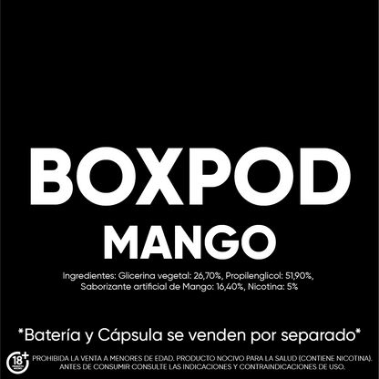 BOXPOD: Cápsula prellenada desechable