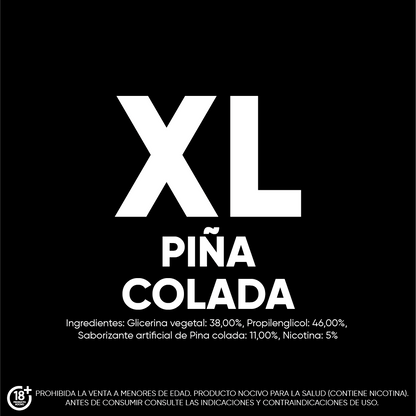 XL: Vapeador desechable